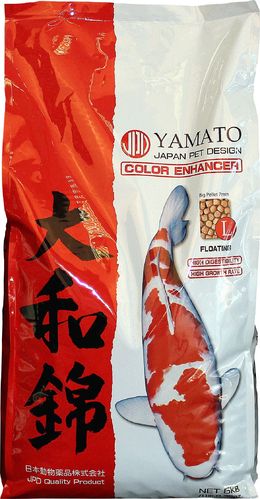 Yamato, Hochwertiges farbverbesserndes Futter für Koi, 4mm, Medium 10 KG